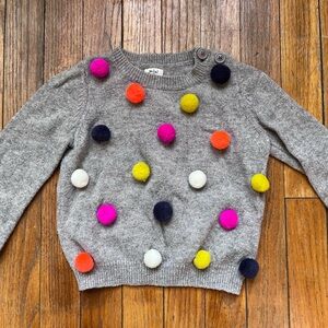 Boden Gray Knit with Colorful Accents